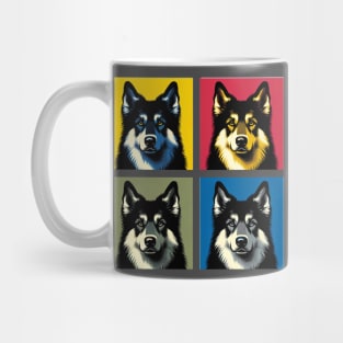 Norwegian Elkhound Pop Art - Dog Lovers Mug